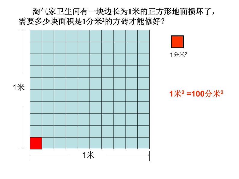 三年级下册数学课件－5.4面积单位的换算 课件  ｜北师大版第8页