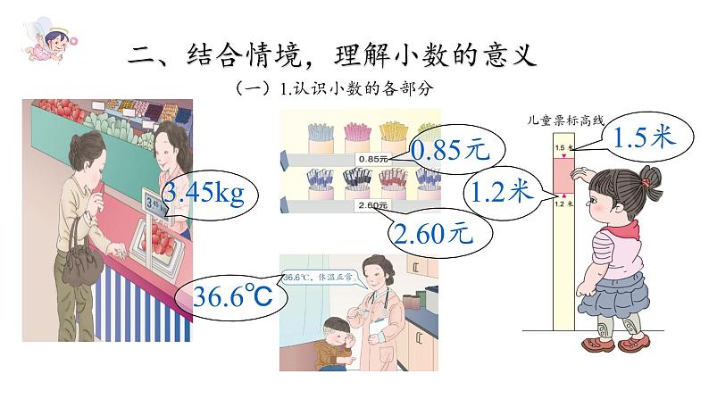 三年级数学下册课件-7.1认识小数6-人教版第2页