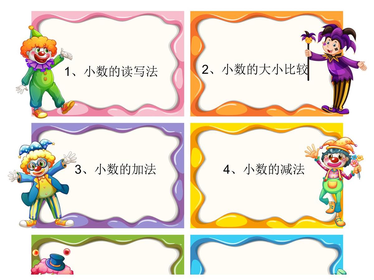 三年级下册数学课件- 单元综合复习 6 小数的初步认识 单元复习｜冀教版第3页