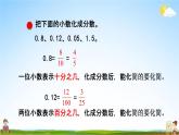 青岛版六年制数学五年级下册《3-7 分数与小数的互化》课堂教学课件PPT