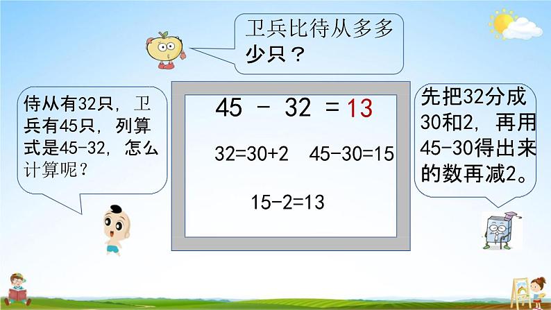 青岛版六年制数学二年级下册《4-1 两位数加减两位数的口算》课堂教学课件PPT第7页