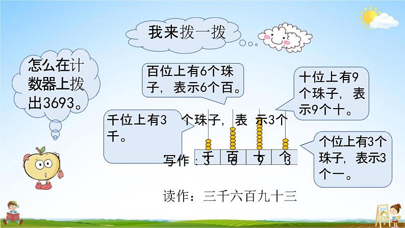 青岛版六年制数学二年级下册《2-2 万以内数的认识》课堂教学课件PPT第4页