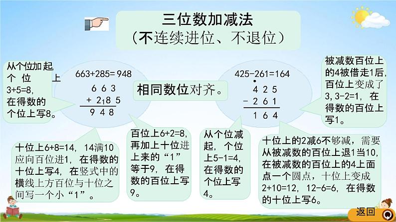 青岛版六年制数学二年级下册《10-2 万以内数的加减法》课堂教学课件PPT第7页