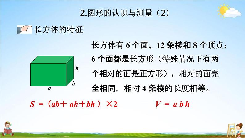 青岛版六年制数学六年级下册《总复习2-2 图形的认识与测量（2）立体图形》课堂教学课件PPT04