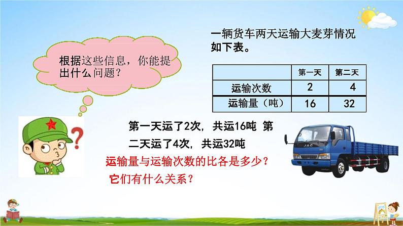 青岛版六年制数学六年级下册《3-1 认识比例，理解比例的意义》课堂教学课件PPT03