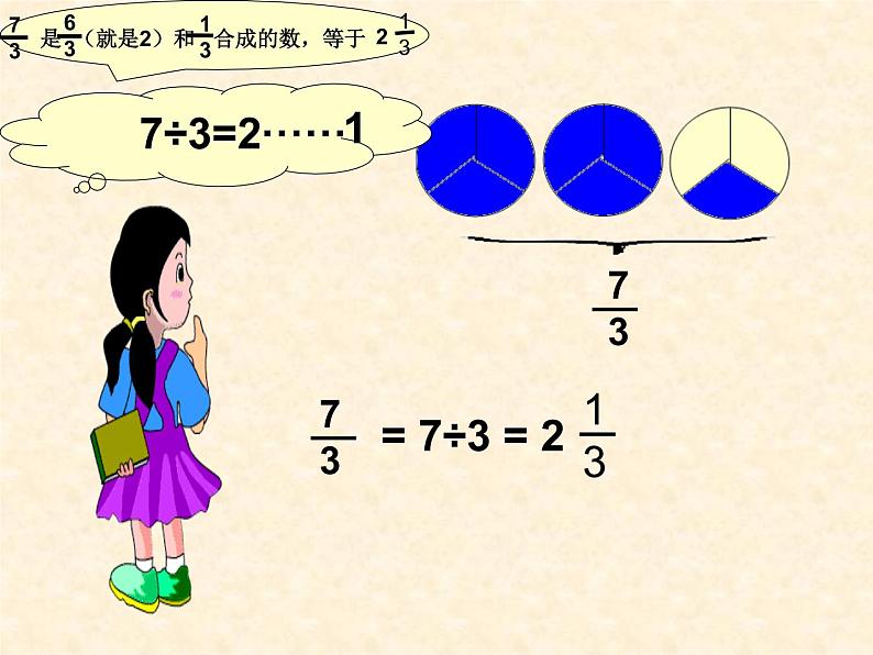 2.2真分数、假分数和带分数  课件第8页