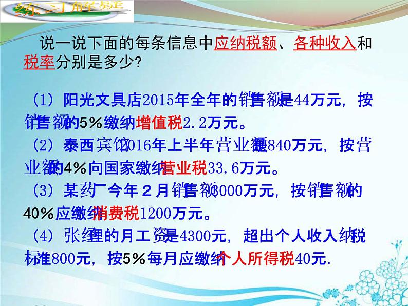 1.3纳税与折扣 课件第8页