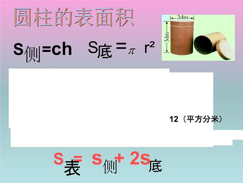 2.2圆柱的表面积  课件06