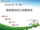二年制下冊數(shù)學(xué)課件－5.1連續(xù)進(jìn)位 退位的三位數(shù)加減三位筆算 ｜青島版（五年制）