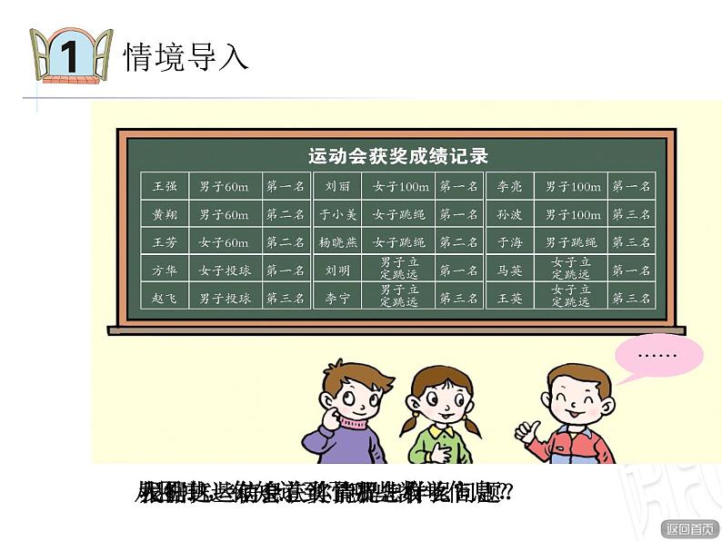 二年制下册数学课件－9.1分类统计 ｜青岛版（五年制）03