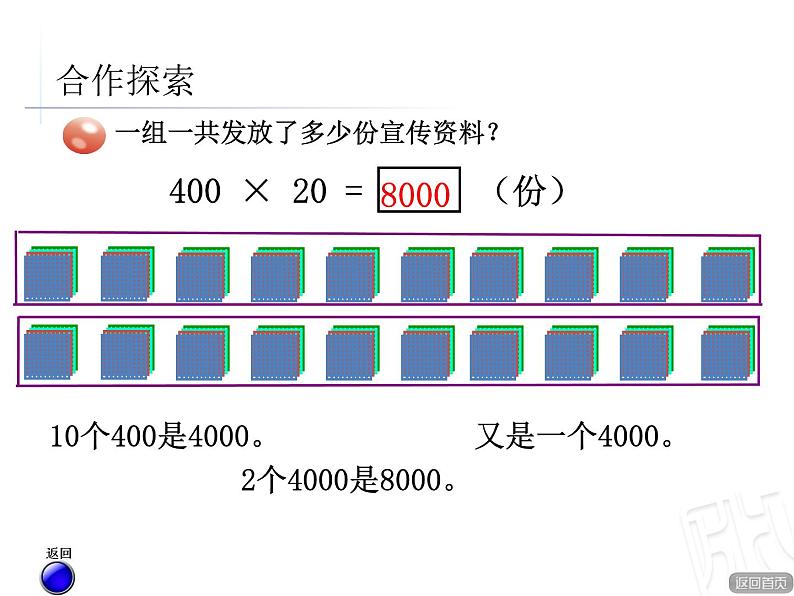 三年级下册数学课件－6.1整百数 几百几十乘整十数的口算 ｜青岛版（五年制）第7页