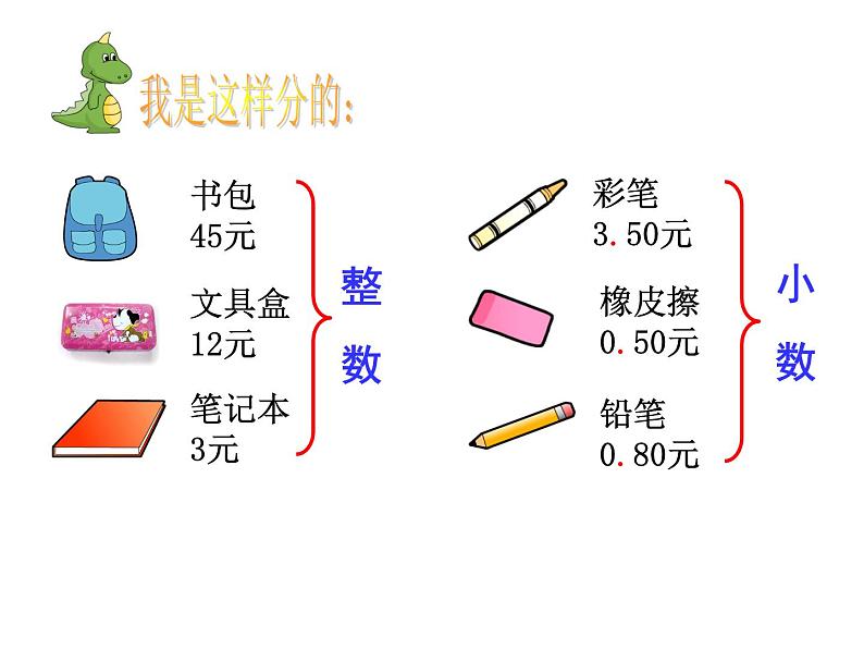 三年级下册数学课件－4.1小数初步认识 ｜青岛版（五年制）第4页