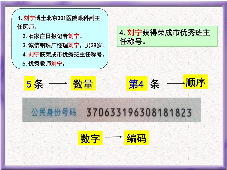 三年级下册数学课件－相关链接 数字与编码 ｜青岛版（五年制）06