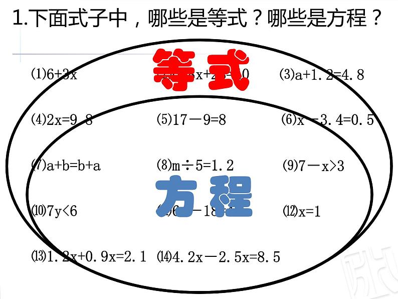 四年级下册数学课件－总复习简易方程回顾整理   ｜青岛版（五年制）05