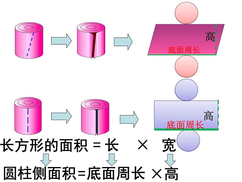 五年级下册数学课件－4.2圆柱的表面积 ｜青岛版（五年制）第5页