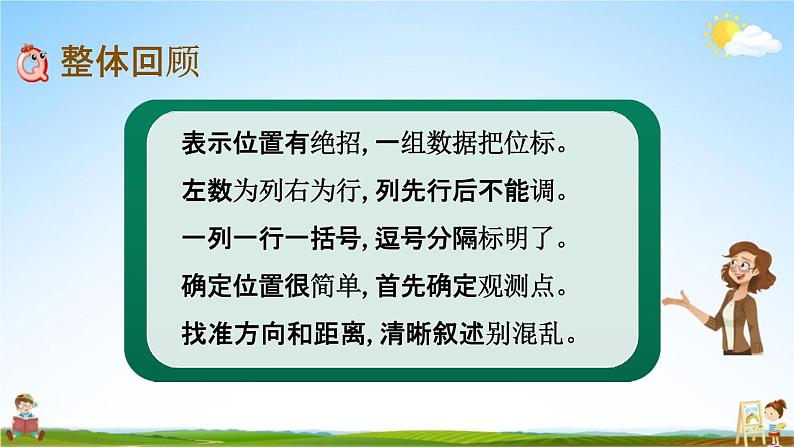 青岛版六年制数学五年级下册《8-4 方向与位置》课堂教学课件PPT第2页