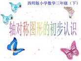 三年級下冊數(shù)學(xué)課件-4.2 軸對稱圖形的初步認(rèn)識  ︳西師大版   （共11張PPT）