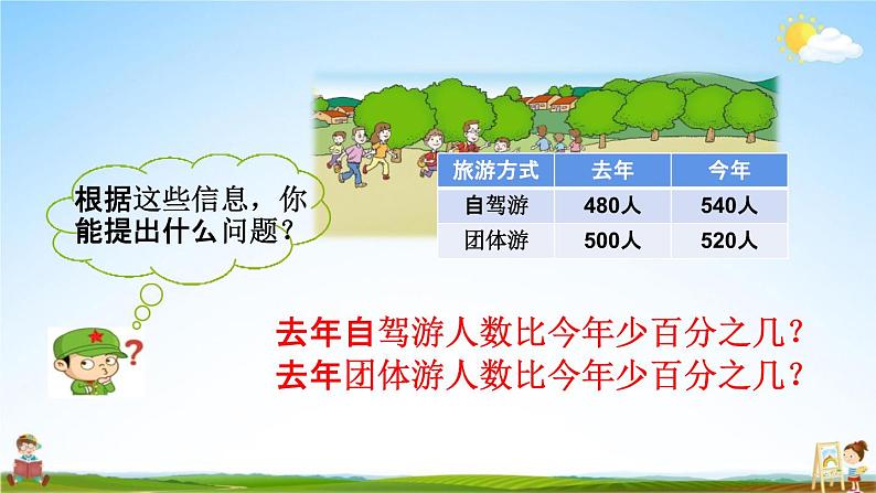 青岛版六年制数学六年级下册《1-2 求一个数比另一个数少百分之几》课堂教学课件PPT03