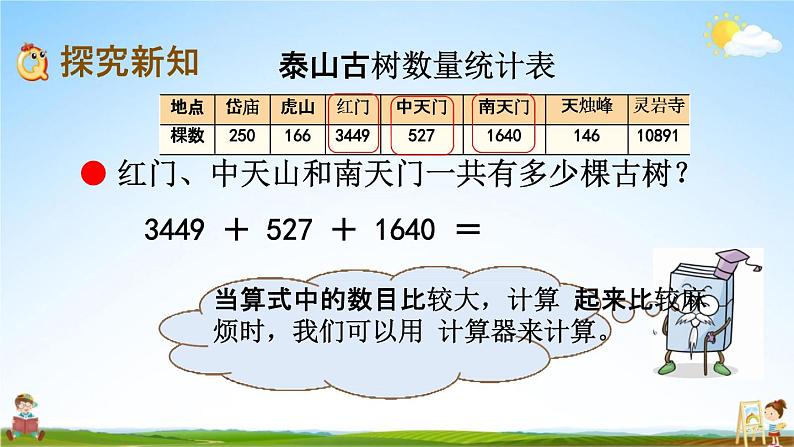 青岛版六年制数学四年级下册《1-1 计算器》课堂教学课件PPT第3页