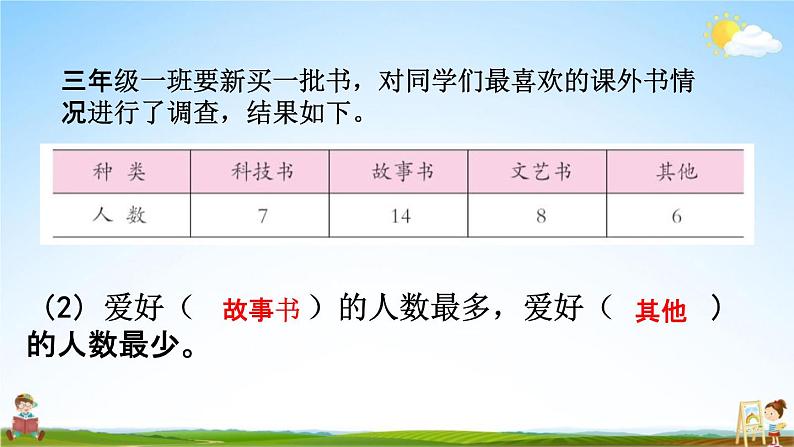 青岛版六年制数学三年级下册《9-7 数据的收集与整理》课堂教学课件PPT07