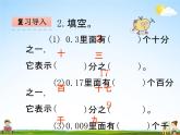 青島版五年制數(shù)學(xué)四年級(jí)下冊(cè)《7-5 分?jǐn)?shù)與小數(shù)的互化》課堂教學(xué)課件PPT