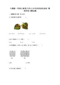人教版一年级上册8 20以内的进位加法整理和复习精品达标测试