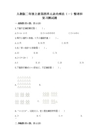 小学数学人教版二年级上册整理和复习精品精练