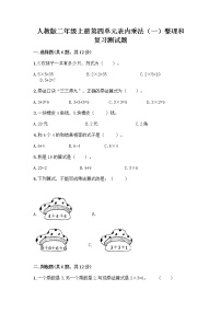 数学二年级上册整理和复习课时训练