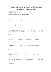 小学七 分数的初步认识（二）同步达标检测题