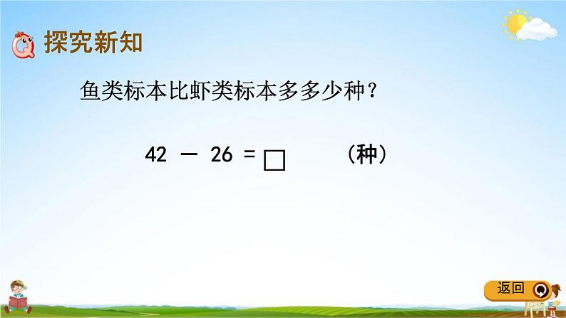 青岛版五年制数学一年级下册《6-4 两位数减两位数退位减法》课堂教学课件PPT第3页