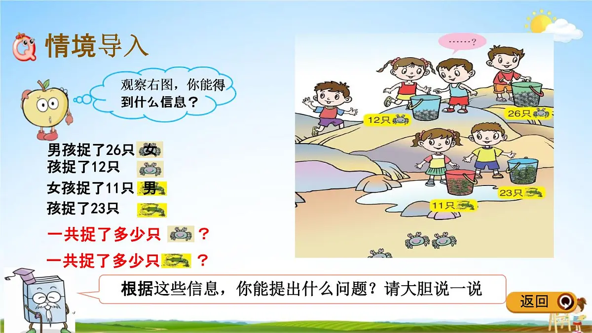 青岛版五年制数学一年级下册《6-1 两位数加两位数不进位加法》课堂教学课件PPT第2页