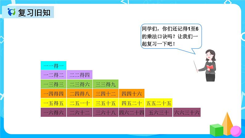 人教版数学二年级上册第六单元第二课时《7的乘法口诀2》第3页