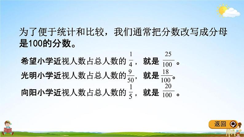 青岛版五年制数学五年级下册《2-1 百分数的意义和读写》课堂教学课件PPT第6页