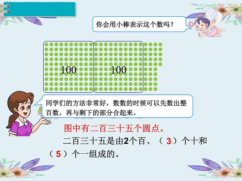 人教部编二年级下册  第7单元 万以内数的认识  第2课时   1000以内数的认识（数的读写）课件PPT第4页