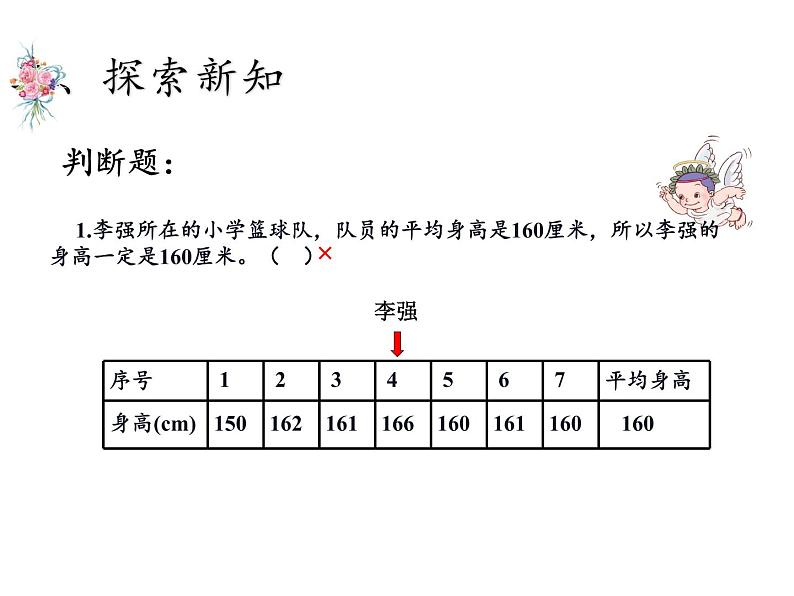 四年级数学下册课件-8.1平均数3-人教版07