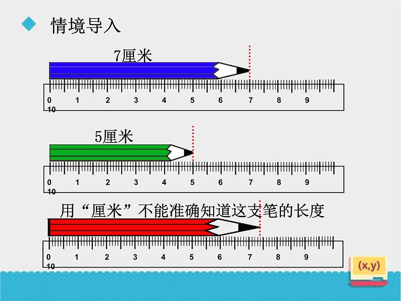 三年级下册数学课件－4.1认识毫米｜冀教版（2014秋）第3页