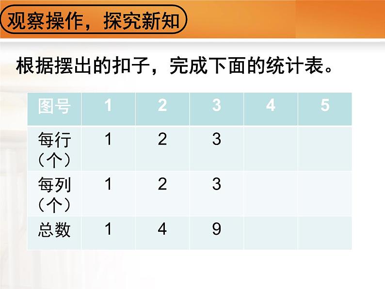 三年级下册数学课件－9.1探索摆图形的规律｜冀教版（2014秋）08