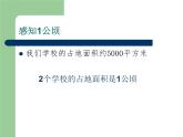 小学数学青岛版五四制四年级下册 2.5公顷和平方千米的认识 课件