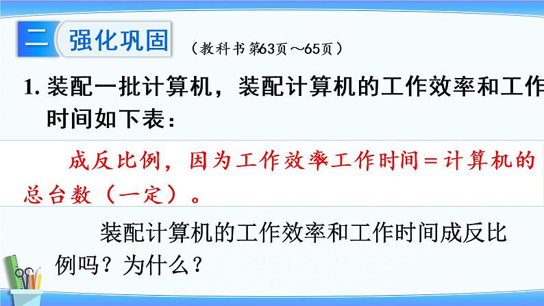 六正比例和反比例练习十一（课件）-2021-2022学年数学六年级下册第5页