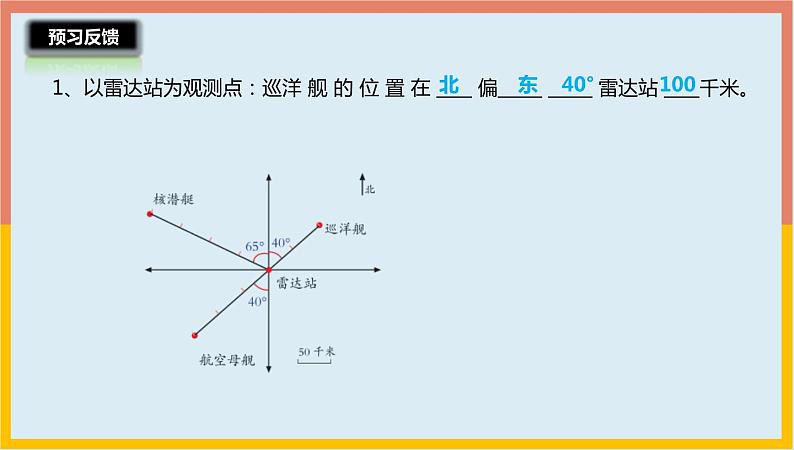 5.1用方向和距离描述物体的位置（课件）-2021-2022学年数学六年级下册04