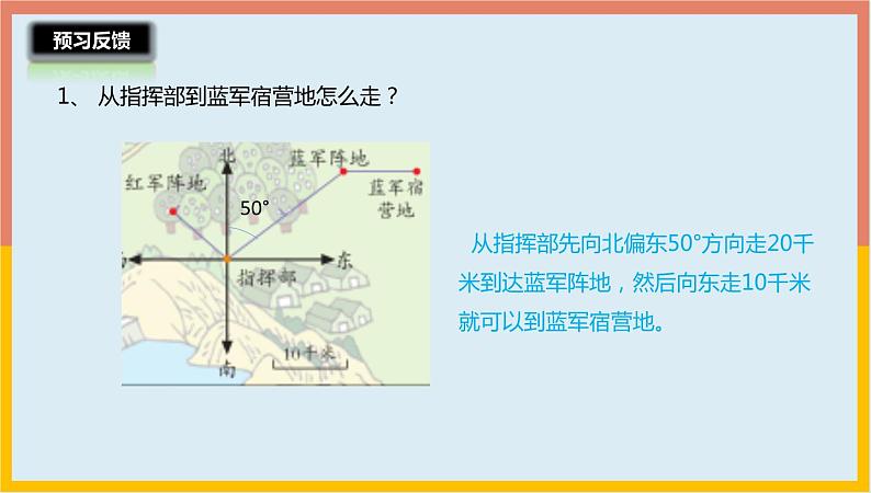 5.3用方向和距离描述简单的行走路线（课件）-2021-2022学年数学六年级下册04