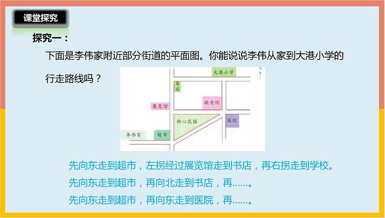 5.3用方向和距离描述简单的行走路线（课件）-2021-2022学年数学六年级下册06