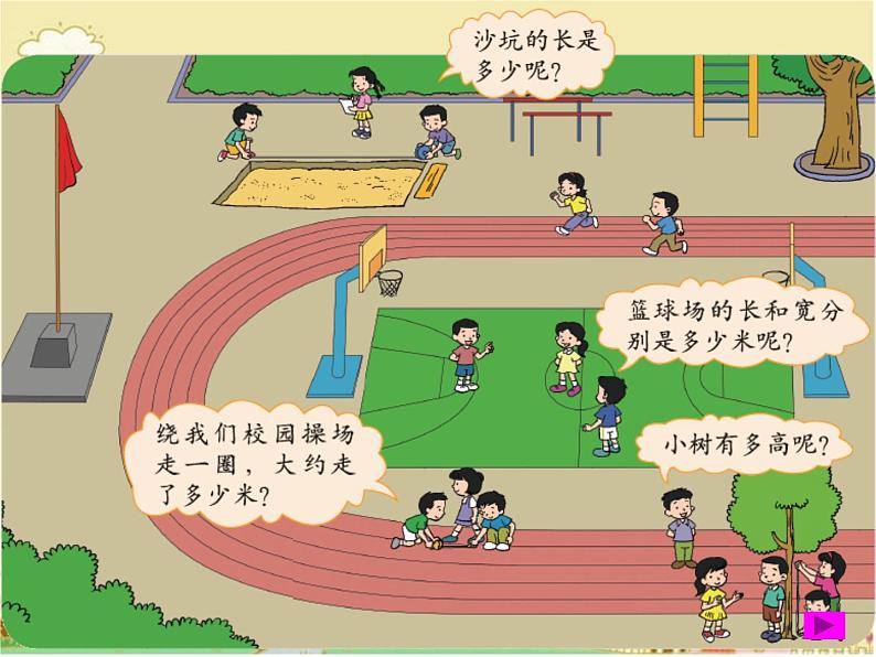 小学数学 北师大版 三年级上册《校园中的测量》部优课件07