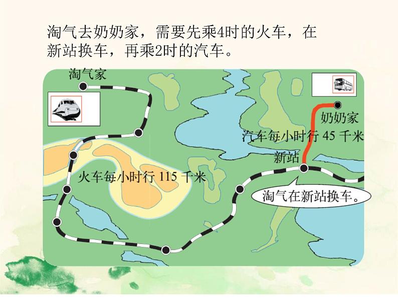 小学数学 北师大版 三年级上册 去奶奶家部优课件03