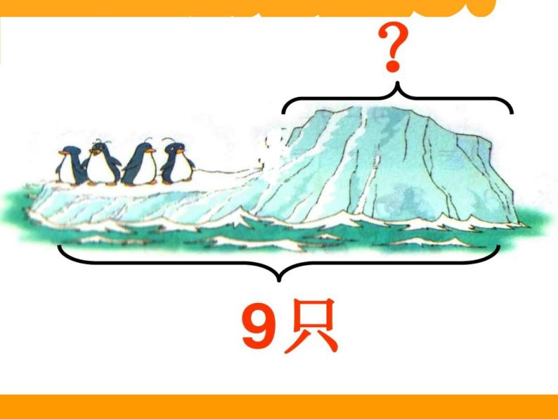 小学数学 北师大版 一年级上册《加与减——可爱的企鹅》部优课件03
