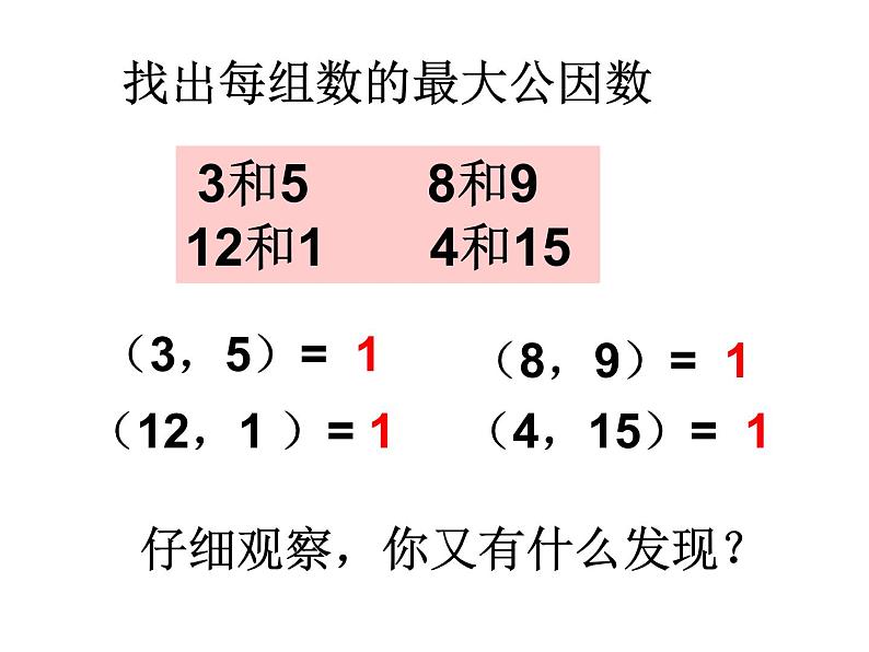 青岛版五下数学 3.1公因数和最大公因数 课件第5页