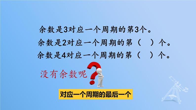 小学数学 沪教版 三年级上册 数学广场——周期问题部优课件06