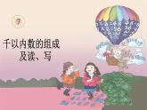 小学数学 沪少版 二年级下册 千以内数的组成及读写部优课件