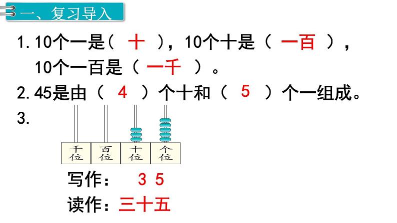 小学数学 沪少版 二年级下册 千以内数的组成及读写部优课件02