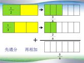 小学数学 北京版 五年级下册 异分母的分数加法和减法部优课件